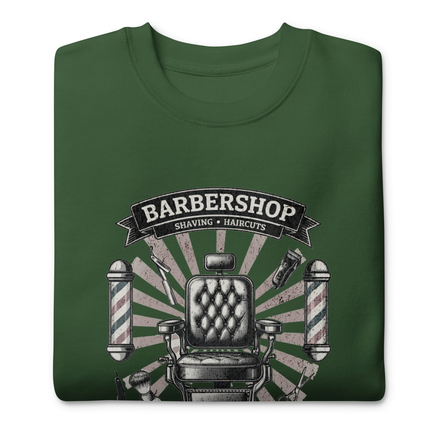 Barbershop Unisex Premium Sweatshirt - StyleMZ