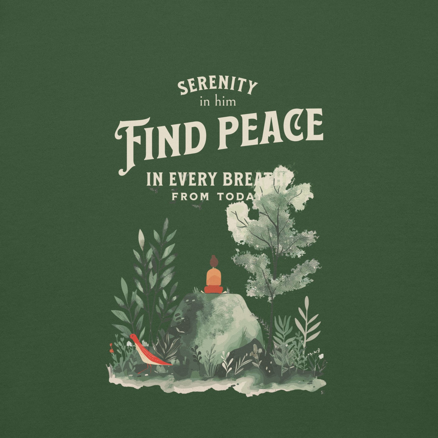 In him find peace Unisex Premium Sweatshirt - StyleMZ