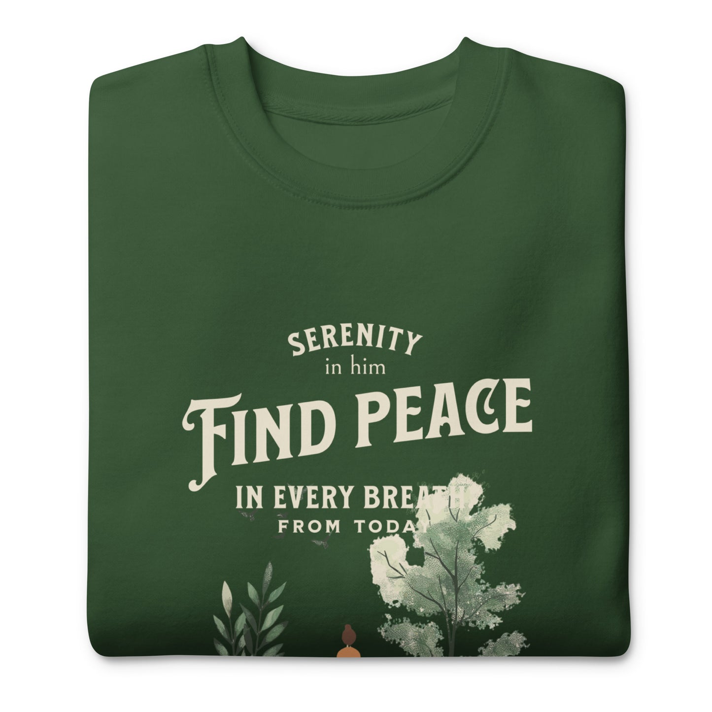 In him find peace Unisex Premium Sweatshirt - StyleMZ