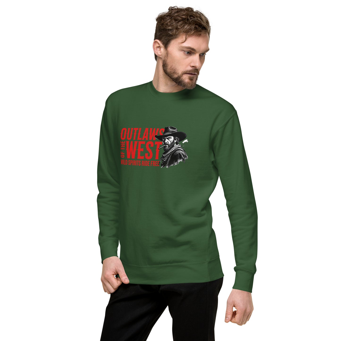 WILD SPIRITS RIDE FREE Unisex Premium Sweatshirt  - Korea  - StyleMZ