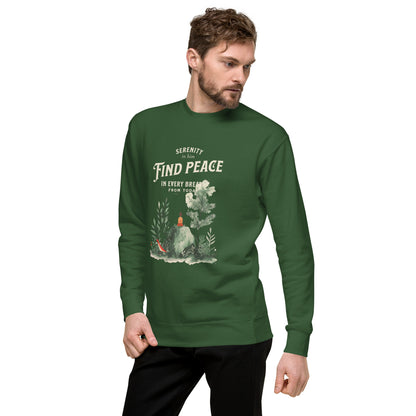 In him find peace Unisex Premium Sweatshirt - StyleMZ