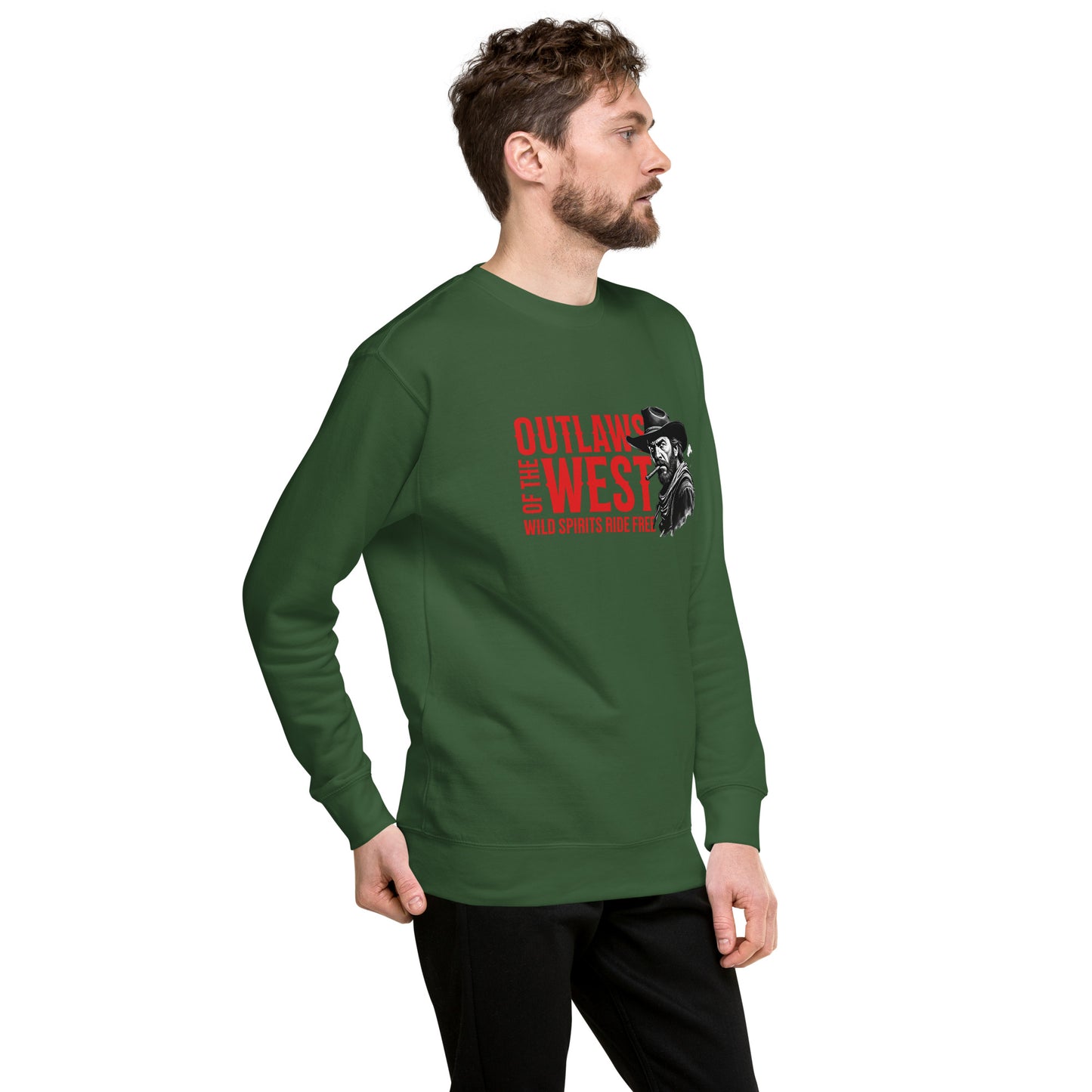 WILD SPIRITS RIDE FREE Unisex Premium Sweatshirt  - Korea  - StyleMZ