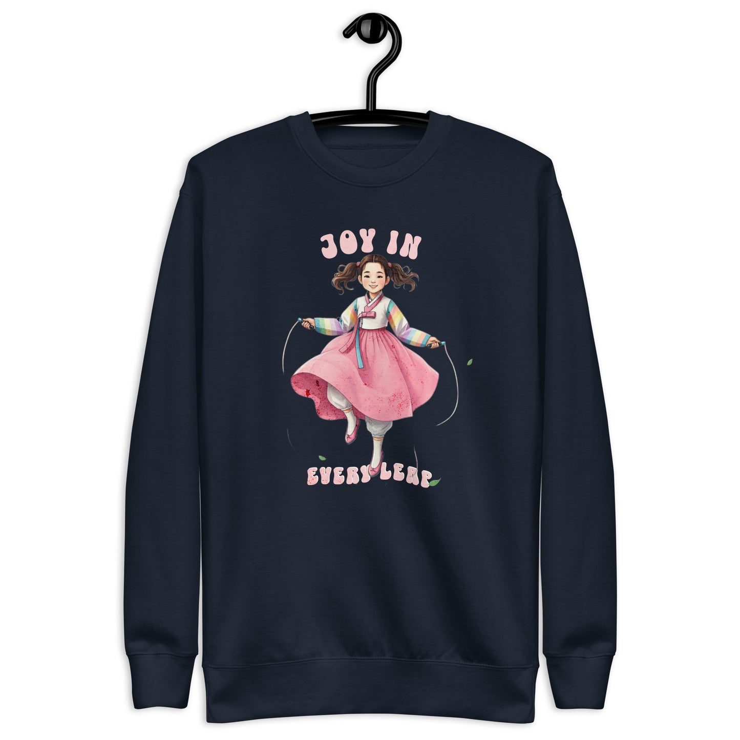 Joy in every leap Unisex Premium Sweatshirt  - Korea  - StyleMZ