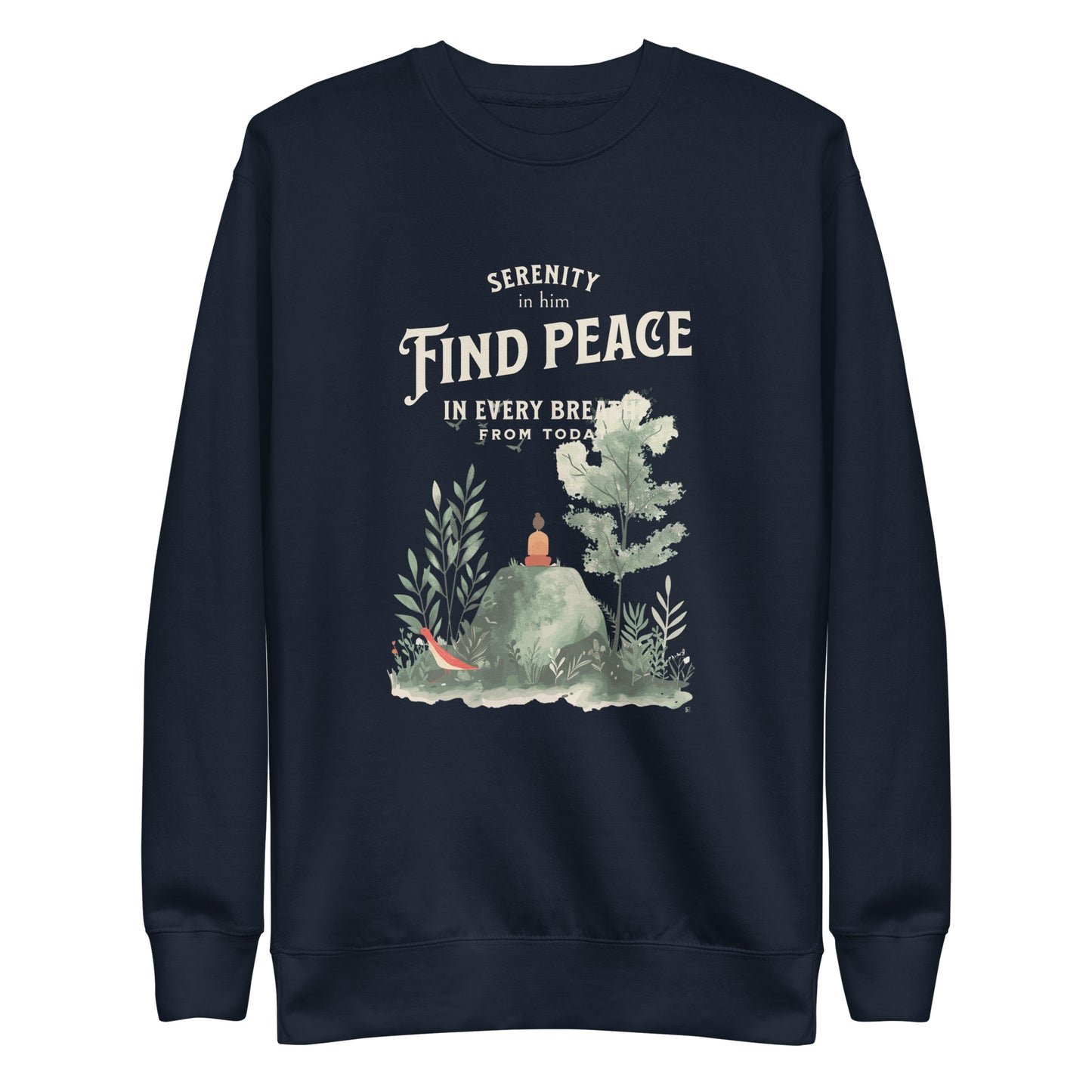 In him find peace Unisex Premium Sweatshirt - StyleMZ