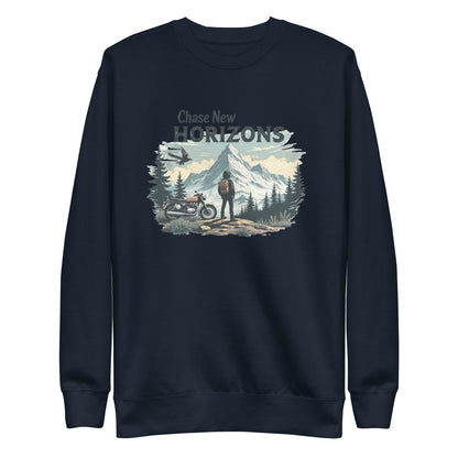 Chase new horizons Unisex Premium Sweatshirt - StyleMZ