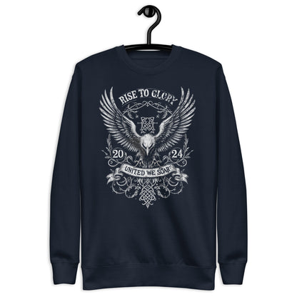 Rise to Glory Unisex Premium Sweatshirt - StyleMZ