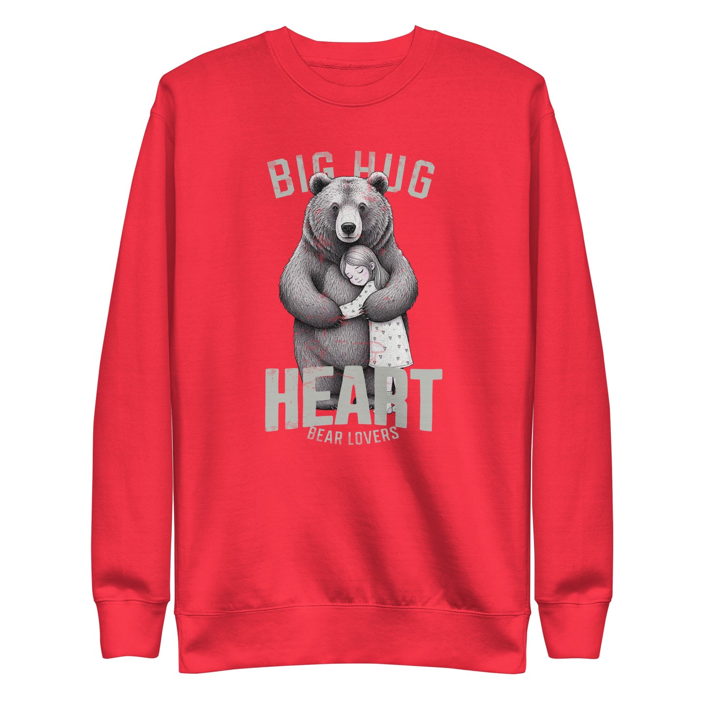 Big hug Unisex Premium Sweatshirt  - StyleMZ