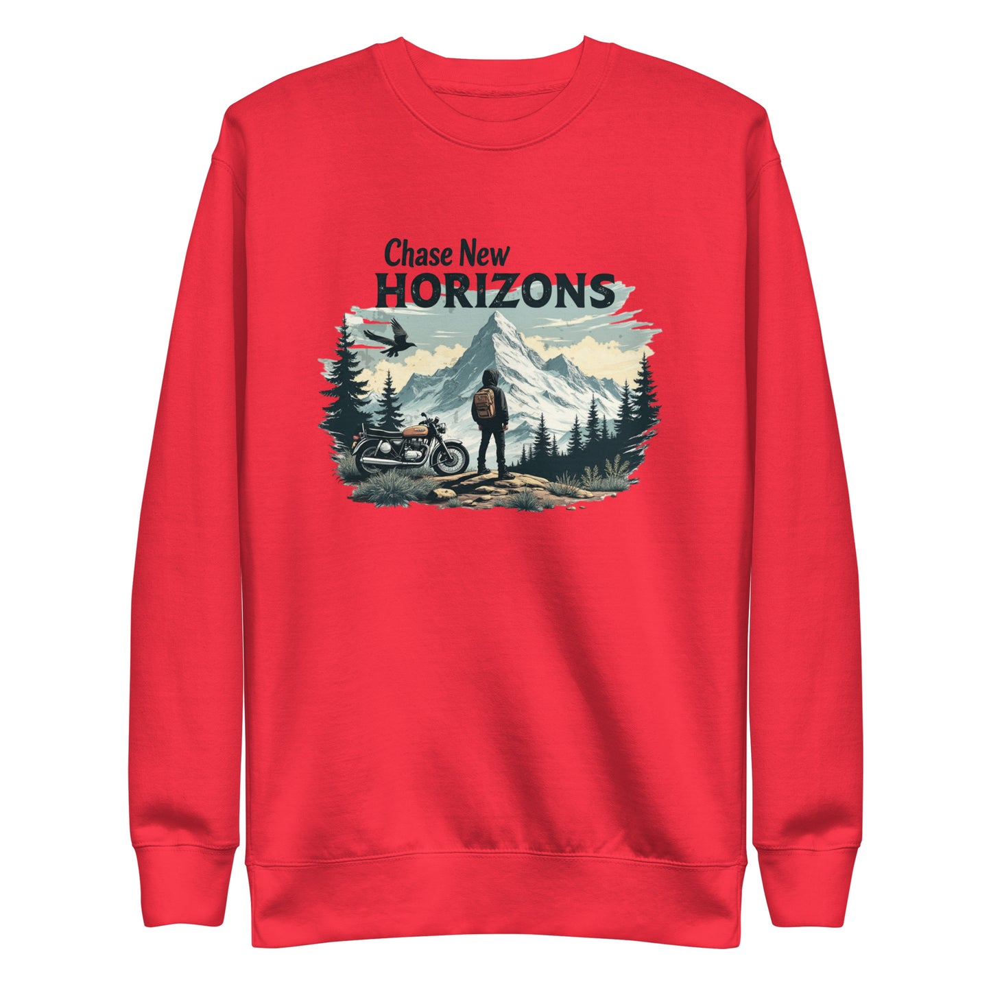 Chase new horizons Unisex Premium Sweatshirt - StyleMZ