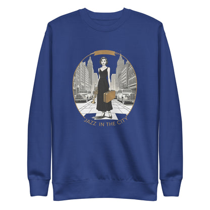 Jazz in the city Unisex Premium Sweatshirt  - Korea  - StyleMZ