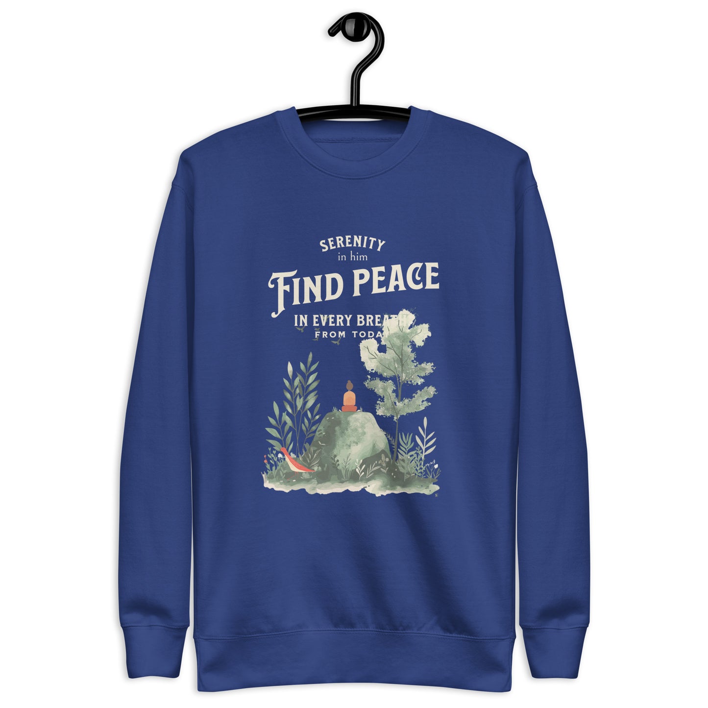 In him find peace Unisex Premium Sweatshirt - StyleMZ