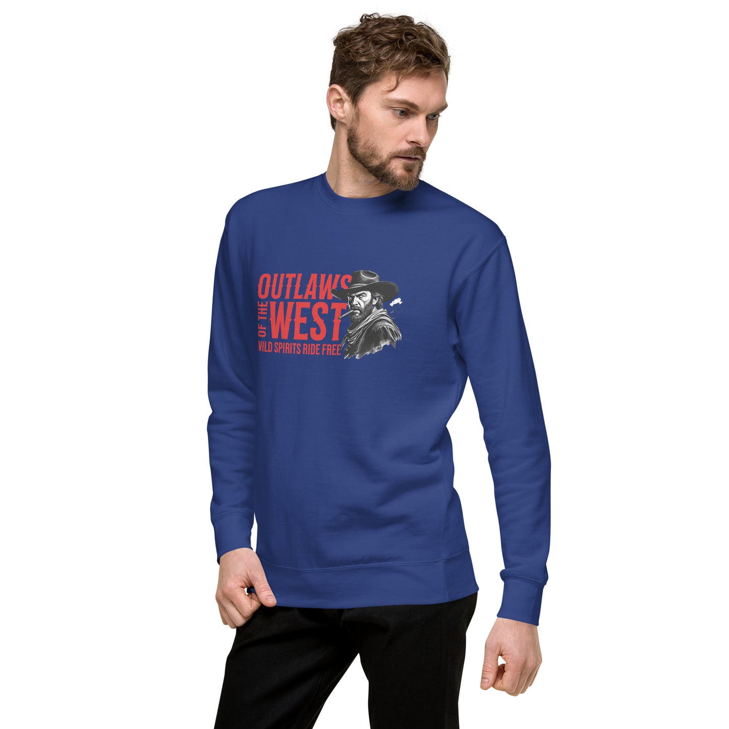 WILD SPIRITS RIDE FREE Unisex Premium Sweatshirt  - Korea  - StyleMZ