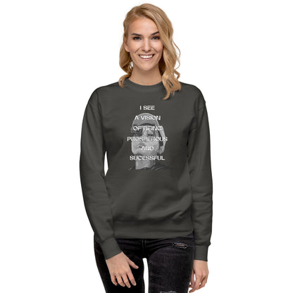 I see a vision  Unisex Premium Sweatshirt  - Korea  - StyleMZ