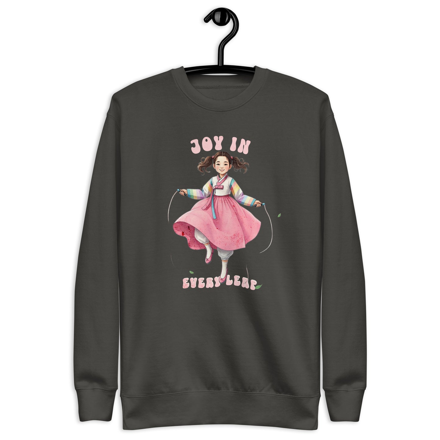 Joy in every leap Unisex Premium Sweatshirt  - Korea  - StyleMZ