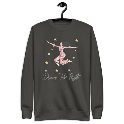 Dreams Take Flight Unisex Premium Sweatshirt  - Korea  - StyleMZ