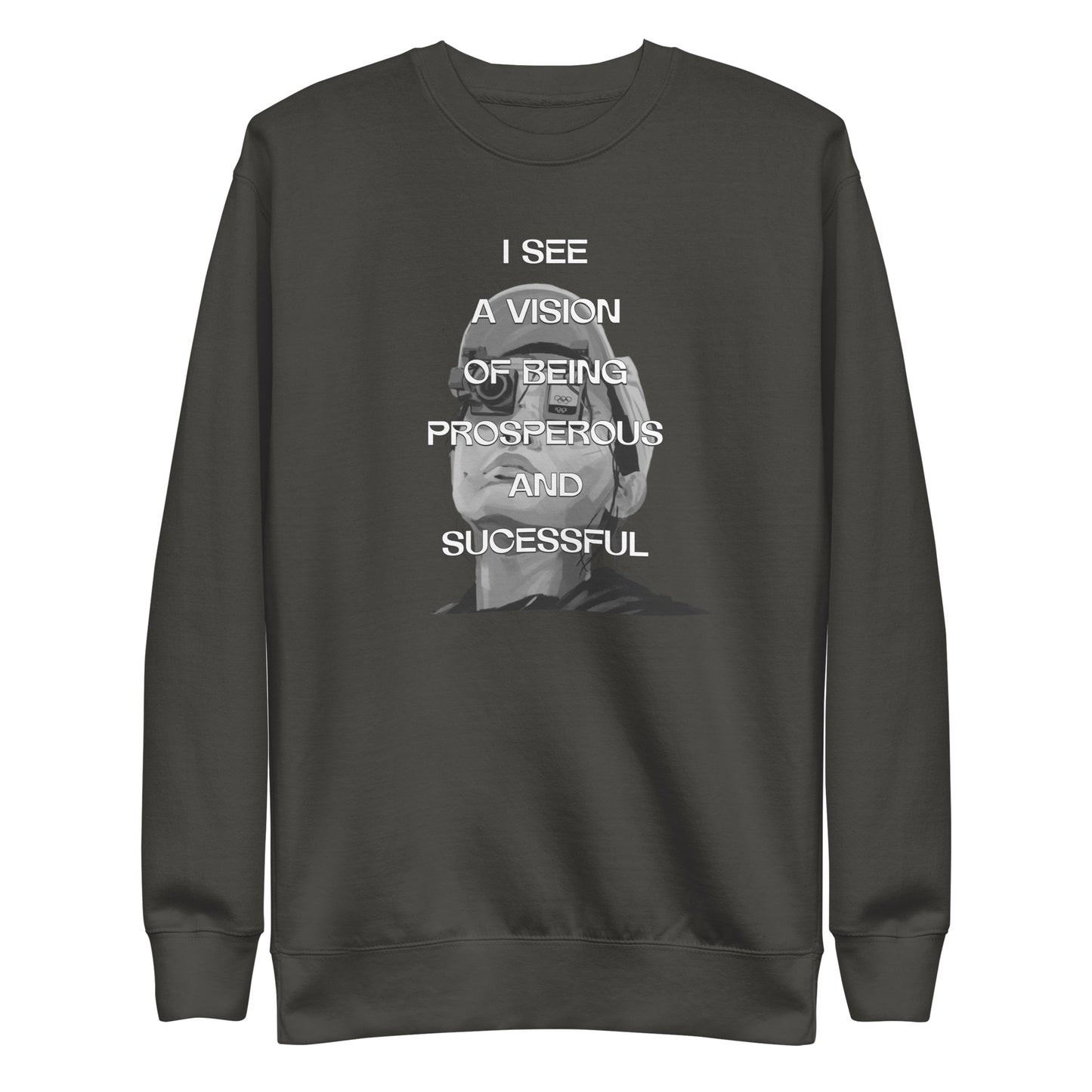 I see a vision  Unisex Premium Sweatshirt  - Korea  - StyleMZ