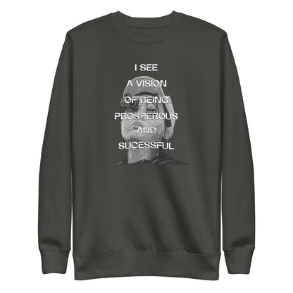 I see a vision  Unisex Premium Sweatshirt  - Korea  - StyleMZ