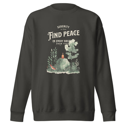 In him find peace Unisex Premium Sweatshirt - StyleMZ