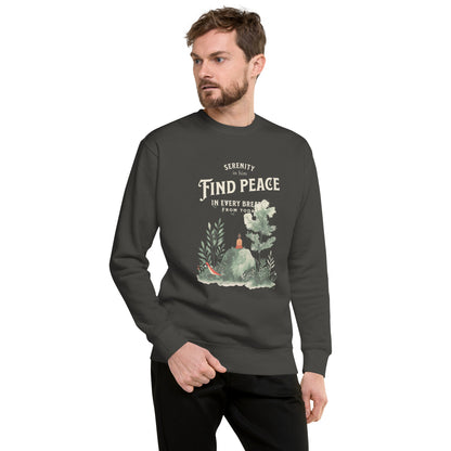 In him find peace Unisex Premium Sweatshirt - StyleMZ