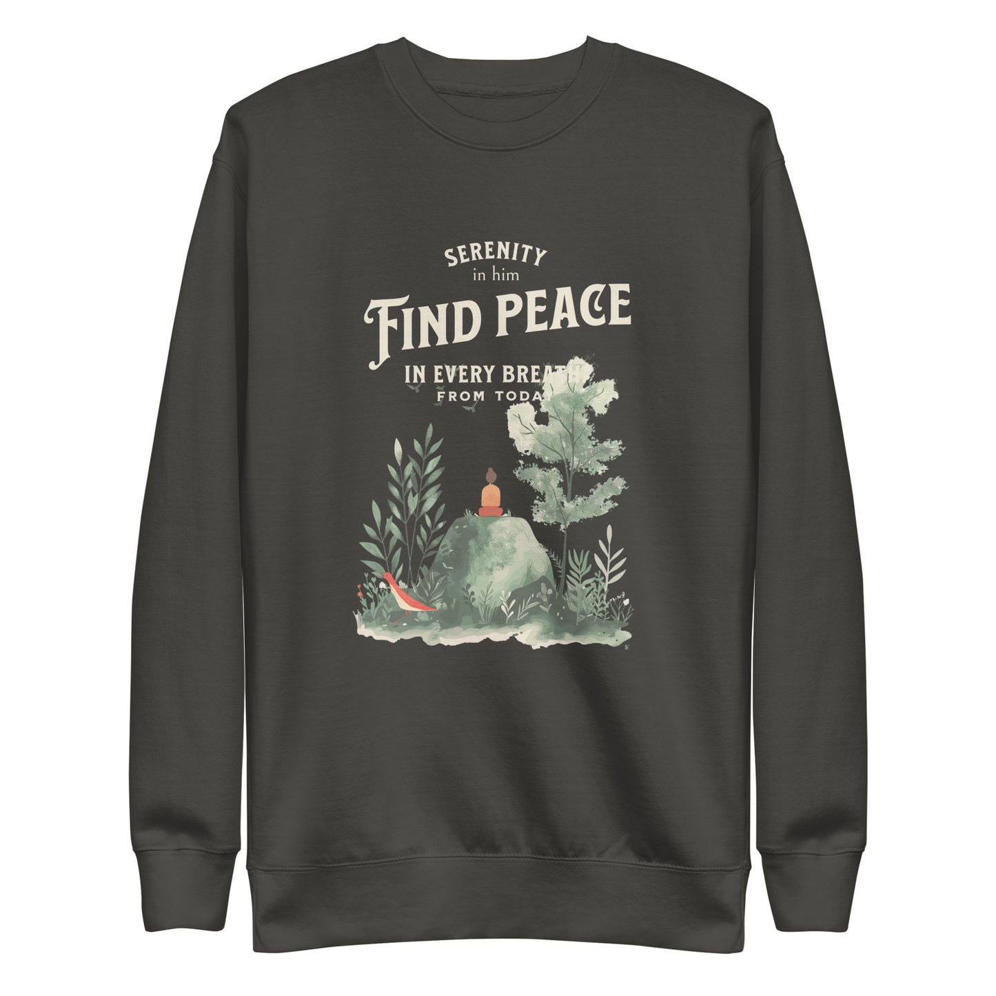 In him find peace Unisex Premium Sweatshirt - StyleMZ