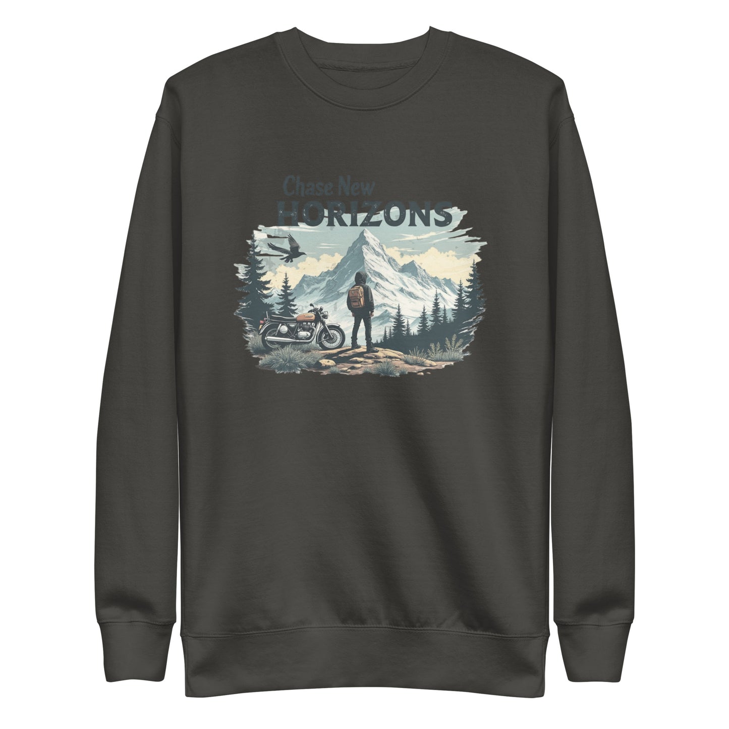 Chase new horizons Unisex Premium Sweatshirt - StyleMZ