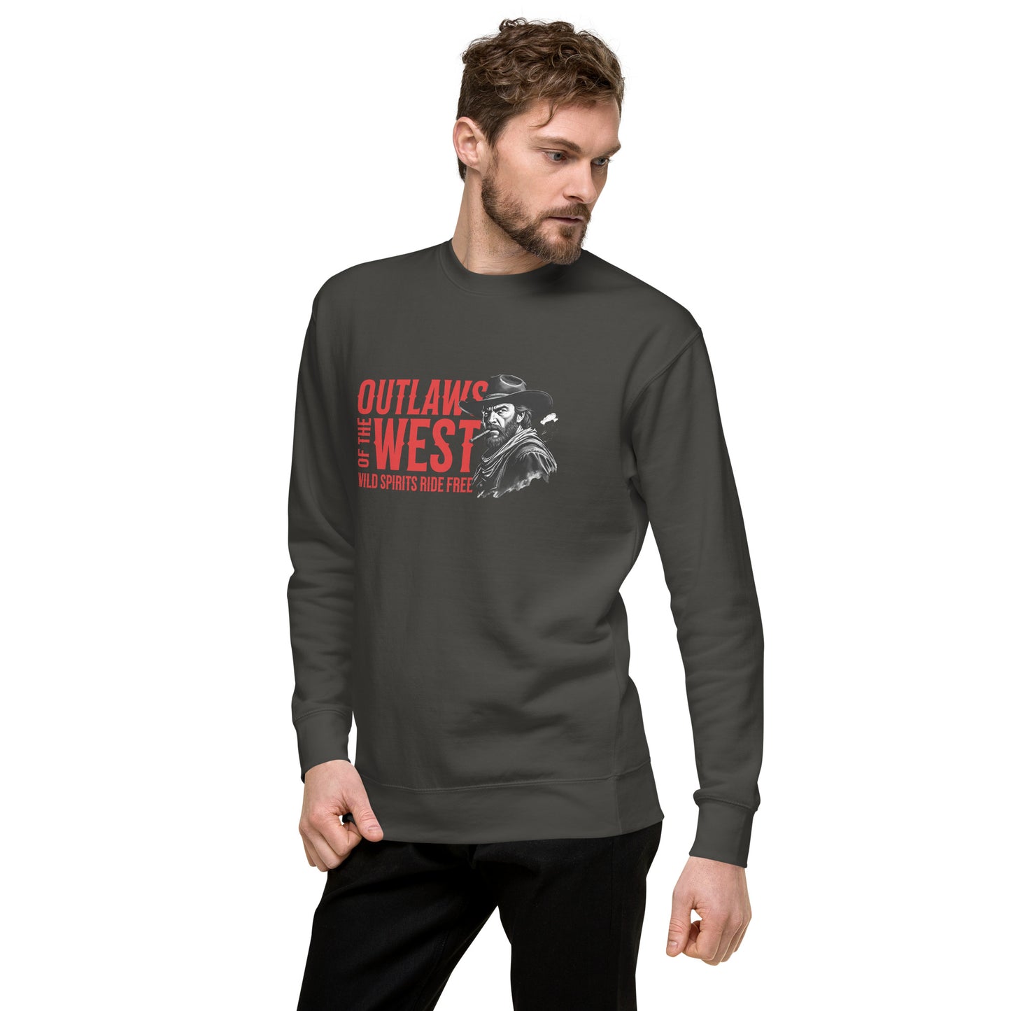 WILD SPIRITS RIDE FREE Unisex Premium Sweatshirt  - Korea  - StyleMZ