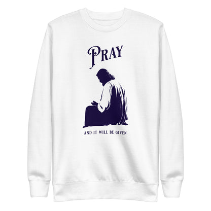 Korea -  Pray Unisex Premium Sweatshirt  - StyleMZ