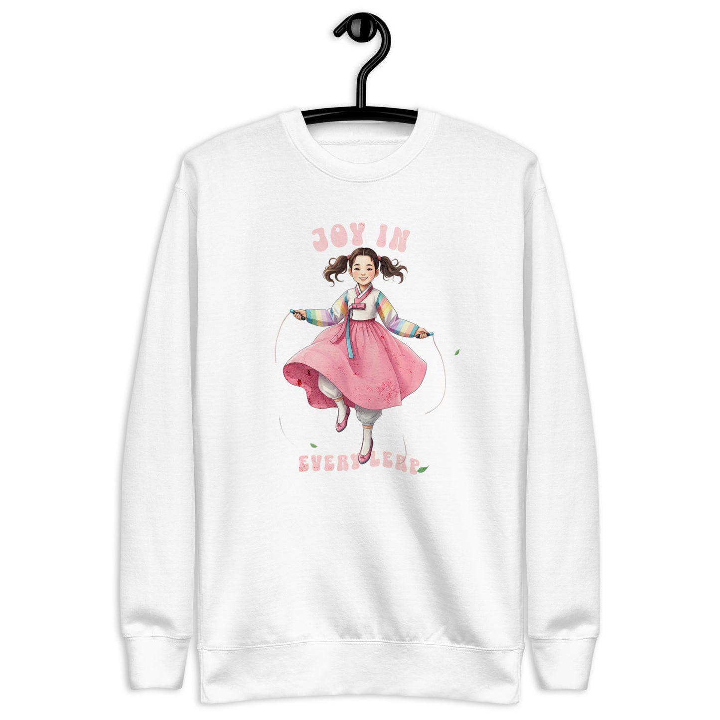 Joy in every leap Unisex Premium Sweatshirt  - Korea  - StyleMZ