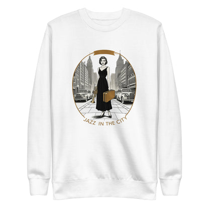 Jazz in the city Unisex Premium Sweatshirt  - Korea  - StyleMZ