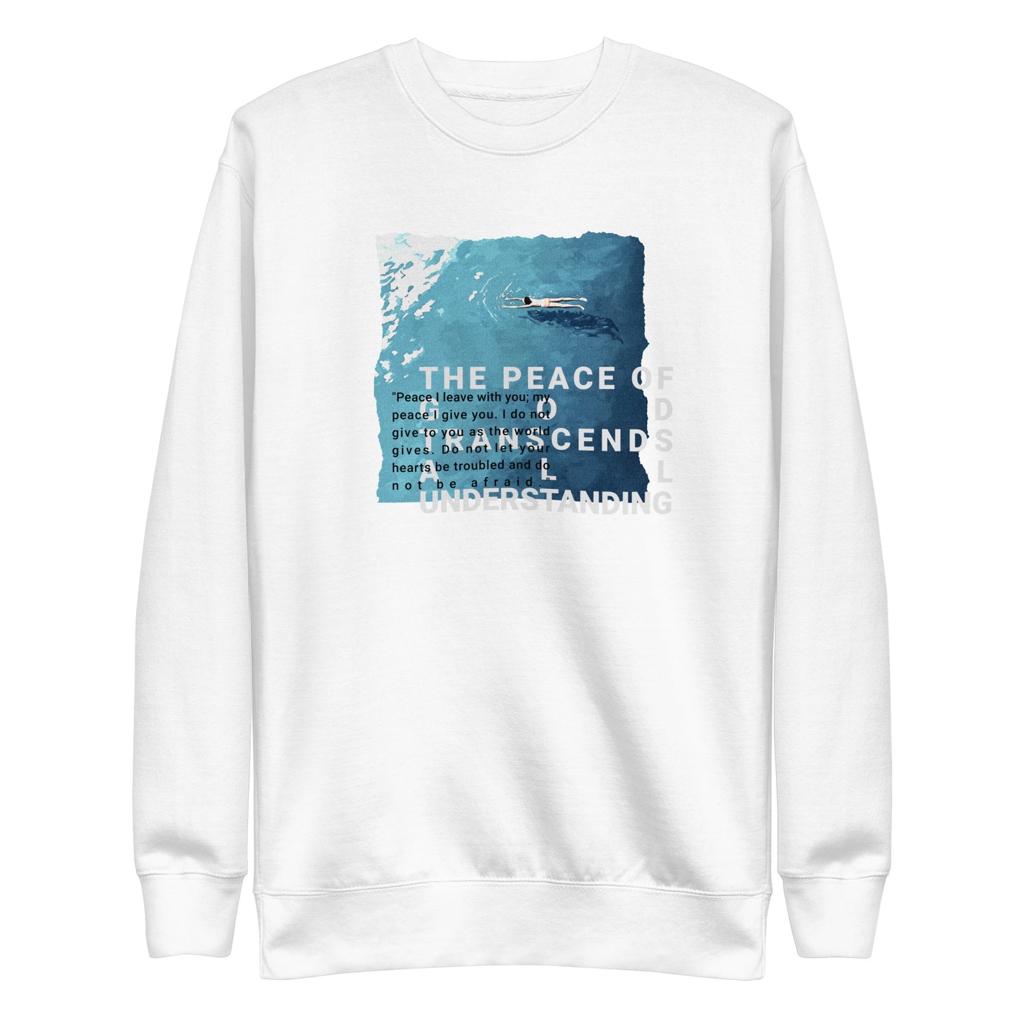 The peace of God Unisex Premium Sweatshirt  - Korea  - StyleMZ