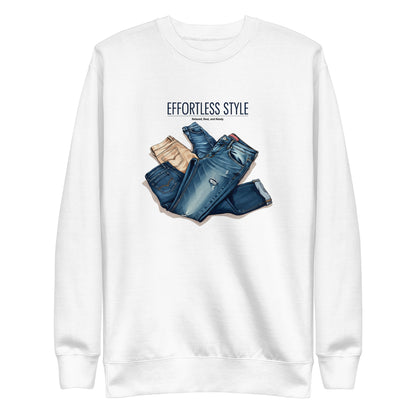 Effortless style Unisex Premium Sweatshirt  - Korea  - StyleMZ