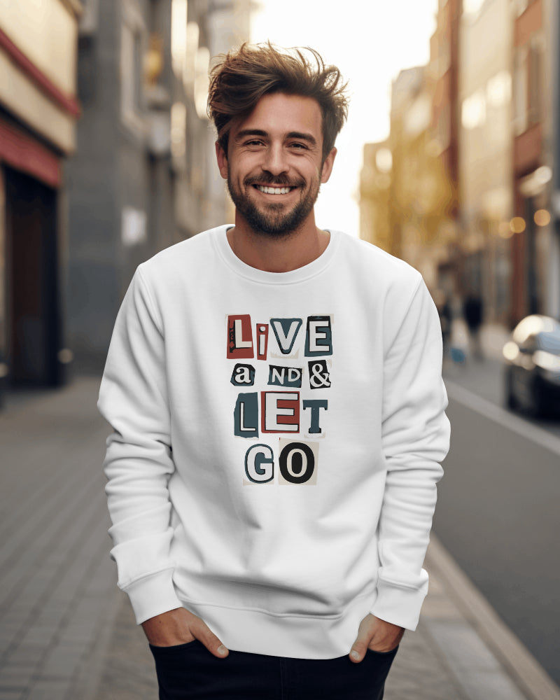 Live and let go Unisex Heavy Blend™ Crewneck Sweatshirt - StyleMZ - Stylemz