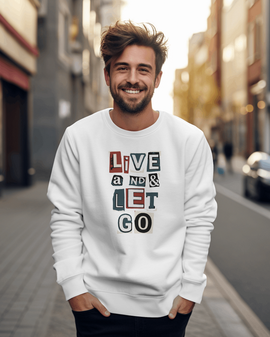 Live and let go Unisex Heavy Blend™ Crewneck Sweatshirt - StyleMZ