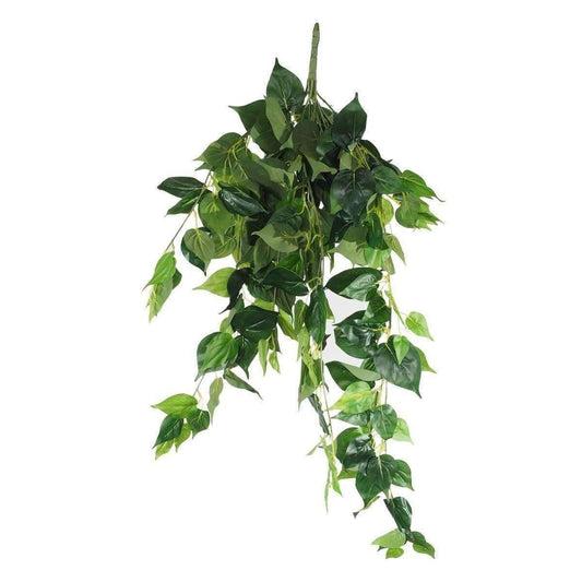 UV Hanging Philodendron Bush - 100cm for Effortless Decor