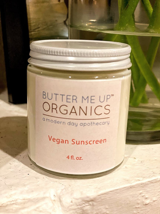 Vegan Organic Sunscreen SPF 45 - Natural, Non-Toxic, Reef Safe