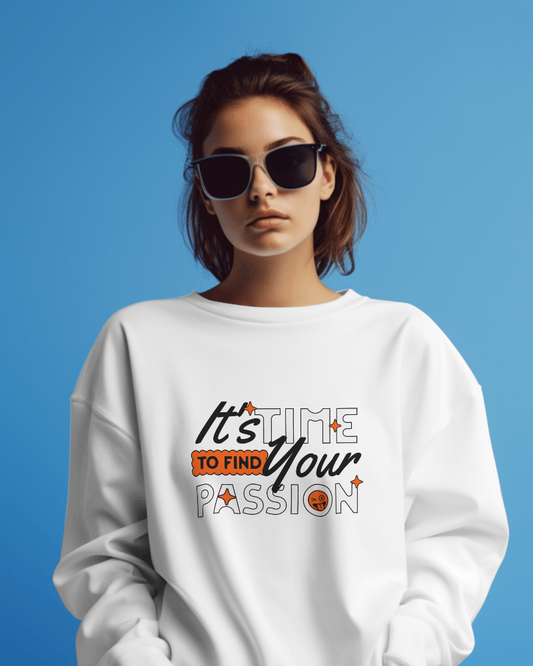 Korea -  It's time find your passion Unisex Heavy Blend™ Crewneck Sweatshirt  - StyleMZ