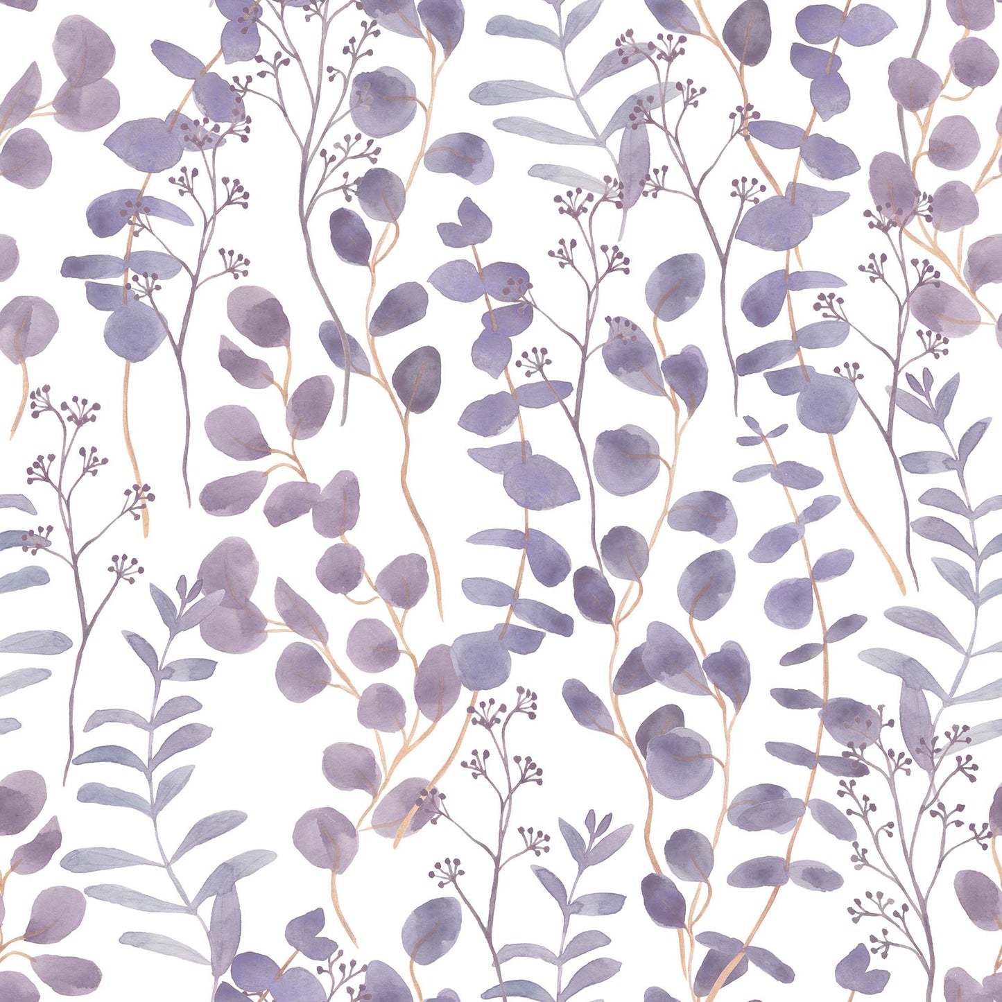 Lilac eucalyptus leaves Wallpaper