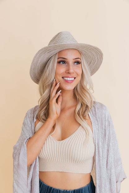 Western Whisper Straw Brim Hat for Stylish Sun Protection