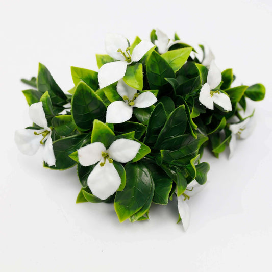 White Flowering Jasmine Artificial Stem 30cm for Elegant Decor