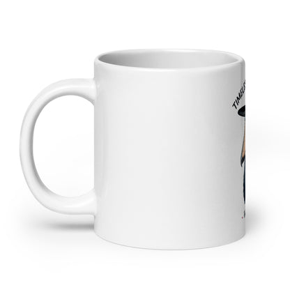 Mr. Shoebill, Korean Heritage White glossy mug  - Korea  - StyleMZ