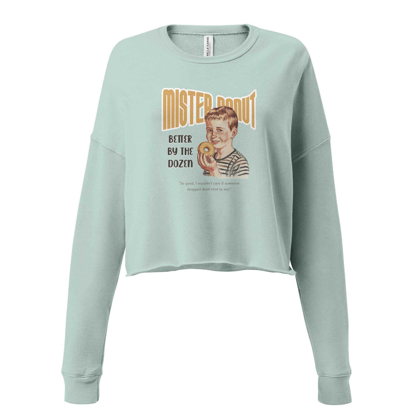 Mister donut Crop Sweatshirt  - Korea  - StyleMZ