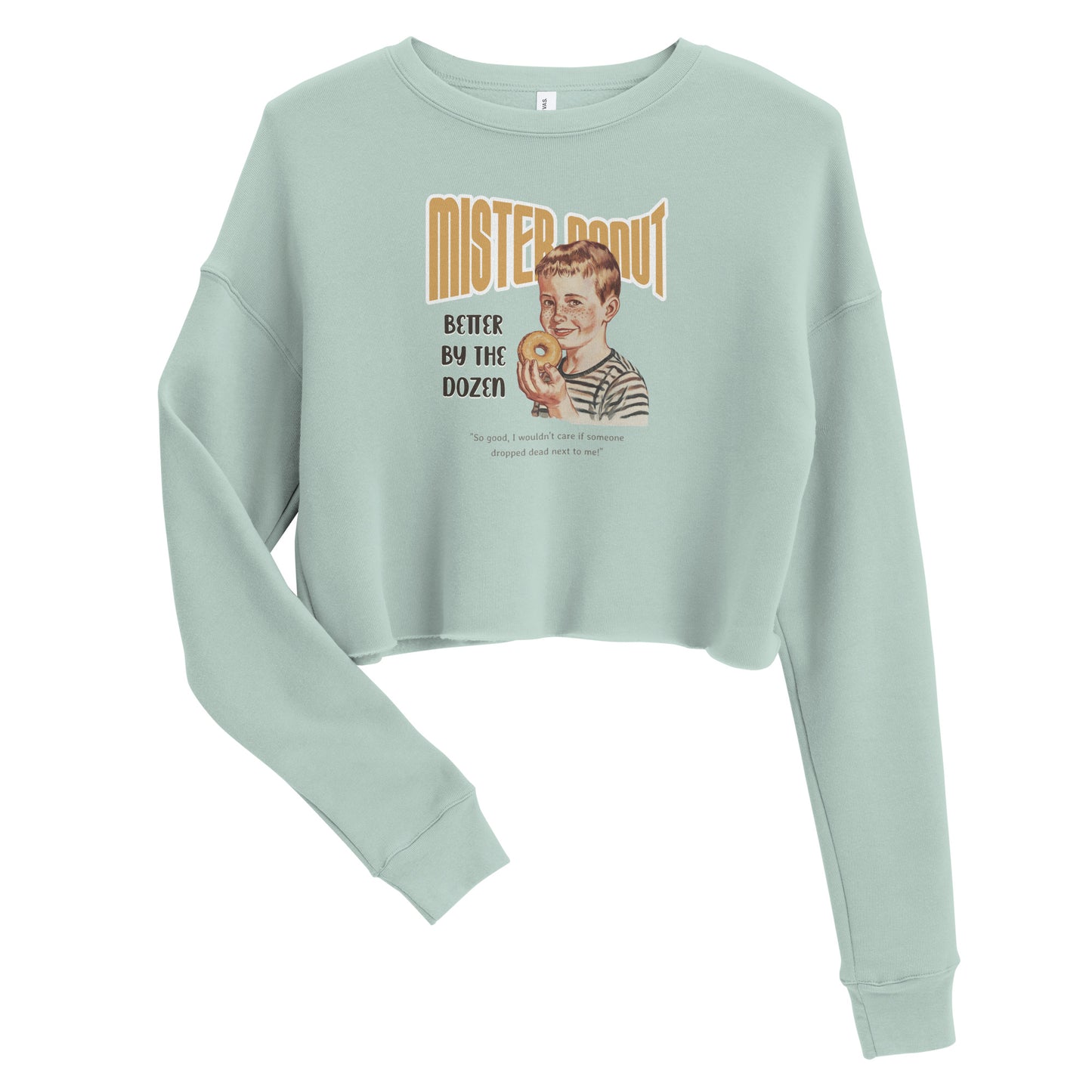 Mister donut Crop Sweatshirt  - Korea  - StyleMZ