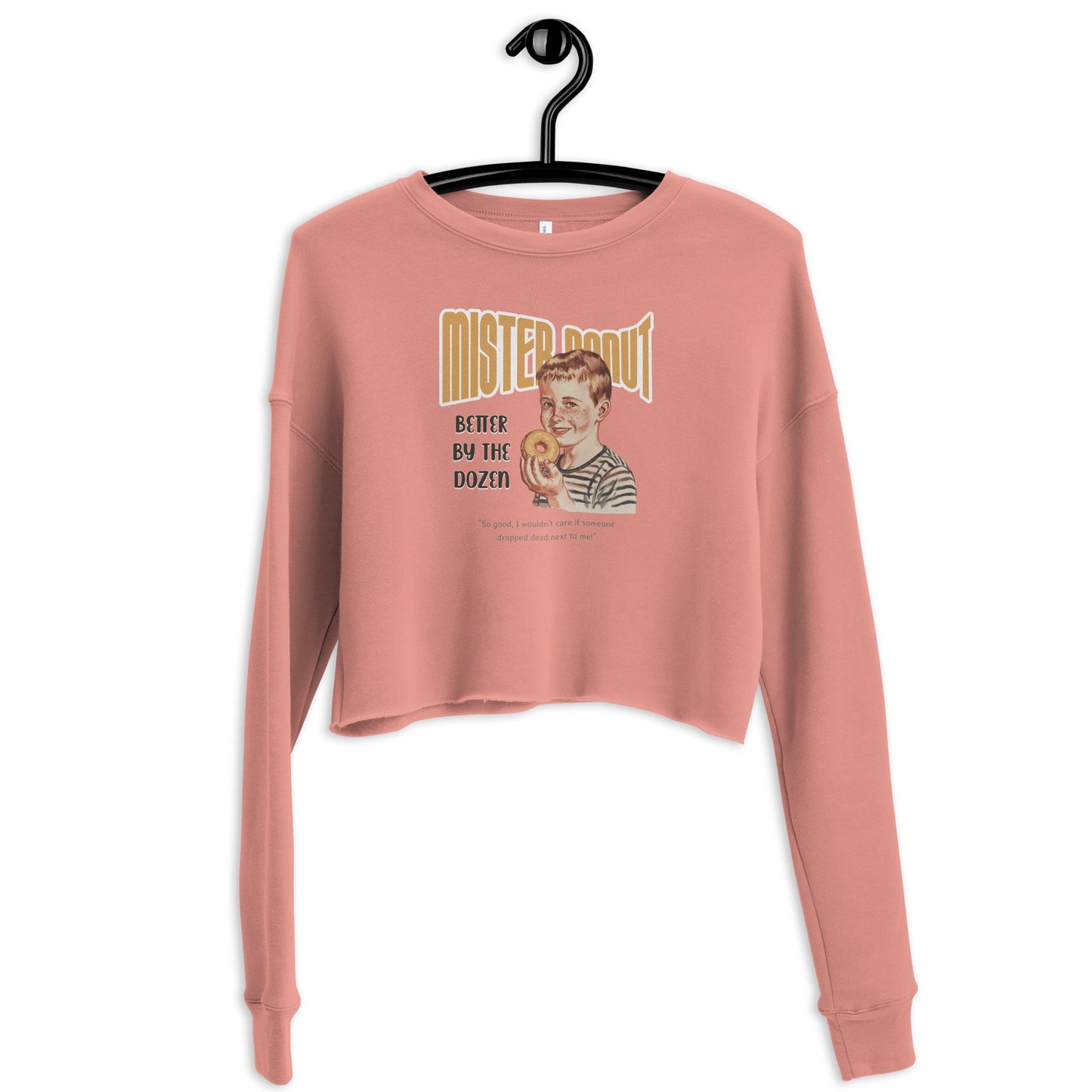 Mister donut Crop Sweatshirt  - Korea  - StyleMZ