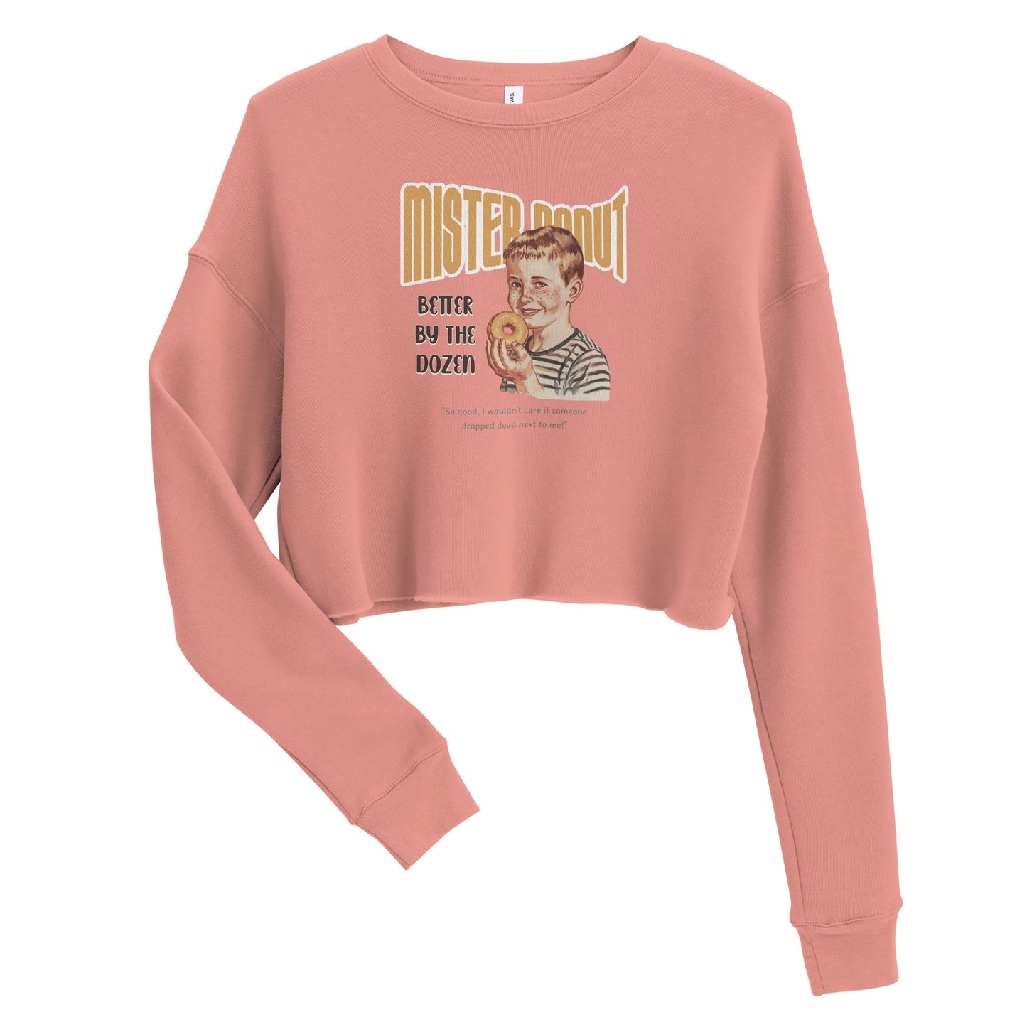 Mister donut Crop Sweatshirt  - Korea  - StyleMZ