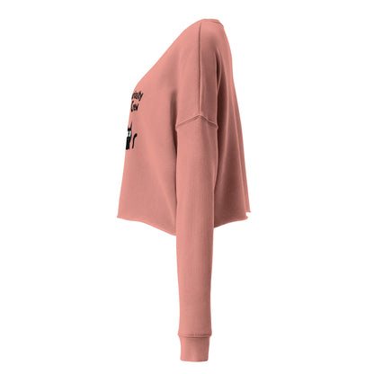 Curiosity Crew Crop Sweatshirt  - Korea  - StyleMZ