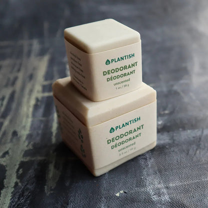 Zero Waste Deodorant Bar - Unscented for Sensitive Skin