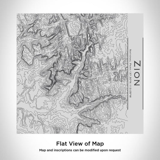 Zion National Park - Utah Map Tumbler - Stylemz