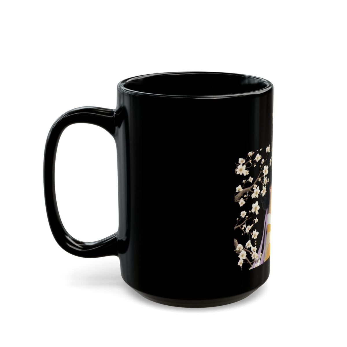 Spring Maiden Black Mug (11oz, 15oz) - Image 7
