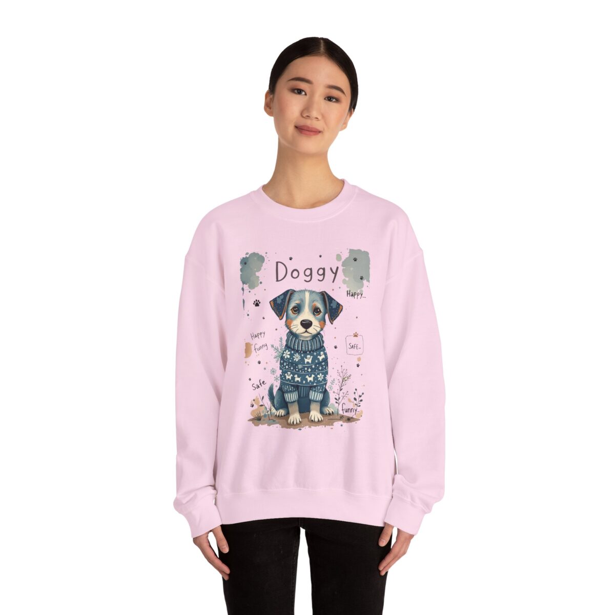 Doggy fun, safe Unisex Heavy Blend™ Crewneck Sweatshirt - Image 20