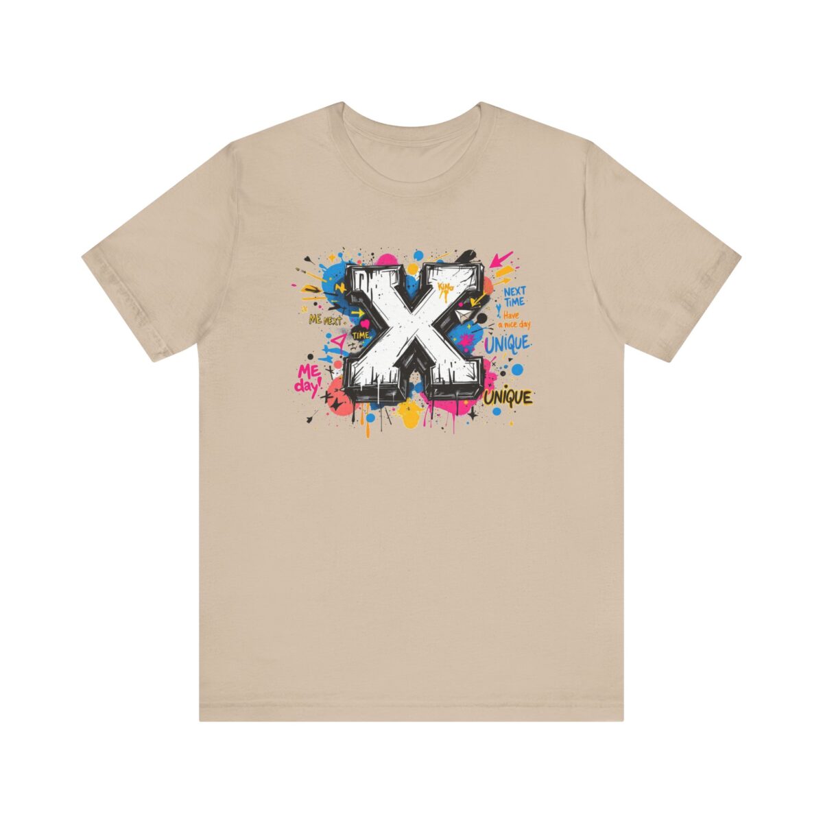 Street Art Inspired Unisex Tee - "Be Unique" Graphic Shirt - Image 9
