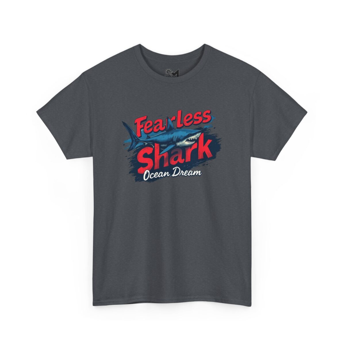 Fearless shark Unisex Heavy Cotton Tee - Image 31